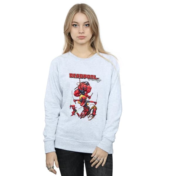 Marvel Womens/Ladies Deadpool Family Sweatshirt