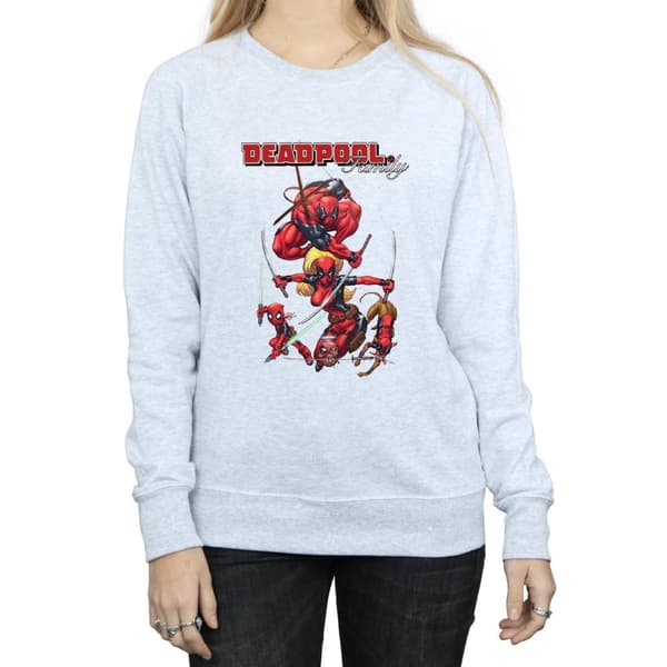 Marvel Womens/Ladies Deadpool Family Sweatshirt