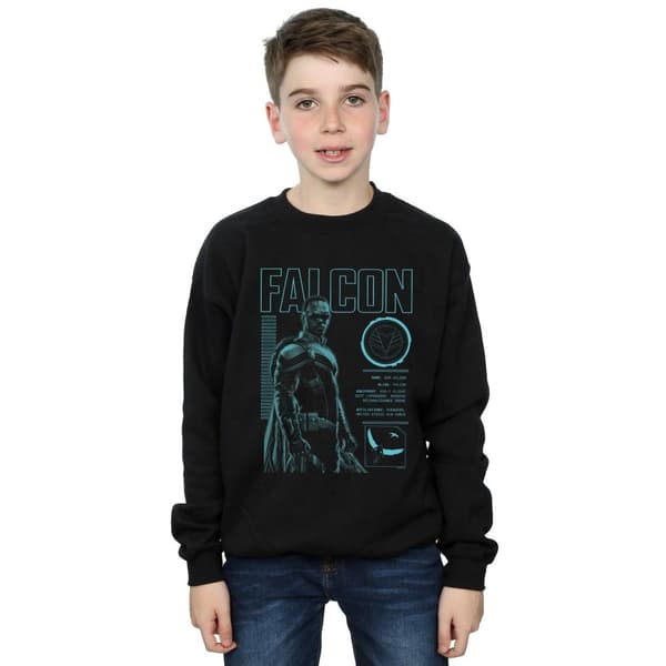 Marvel Pojkar The Falcon And The Winter Soldier Falcon Bio Sweatshirt