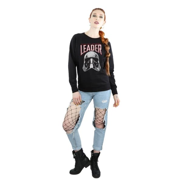 Star Wars Womens/Ladies The Last Jedi Leader Helmet Sweatshirt