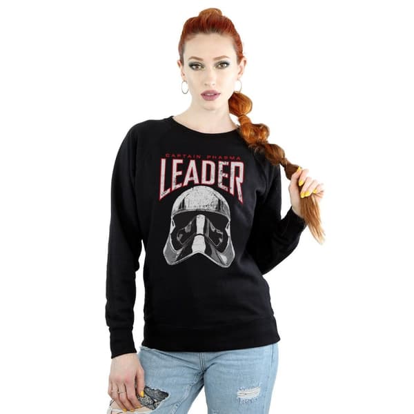 Star Wars Womens/Ladies The Last Jedi Leader Helmet Sweatshirt