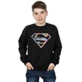 Miniatyrbillede 2 af 5: DC Comics Boys Superman Floral Logo 2 Sweatshirt