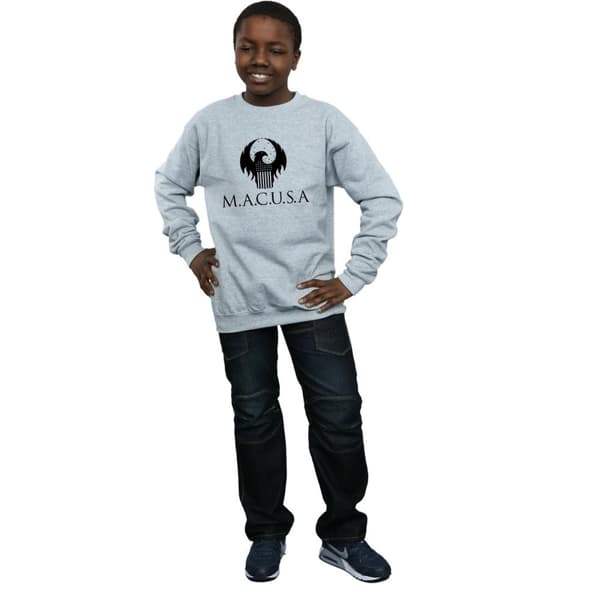 Fantastic Beasts Sweatshirt med MACUSA-logotyp för pojkar
