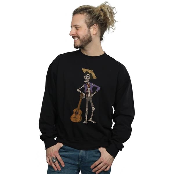Disney Mens Coco Hector With Guitar Sweatshirt