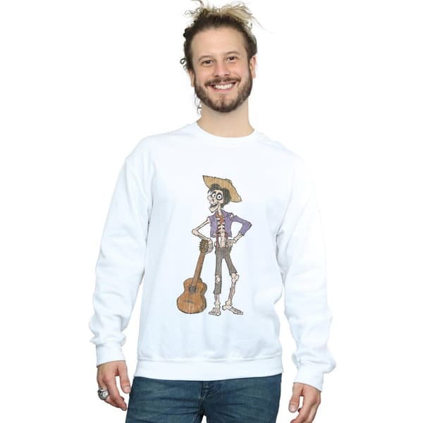 Disney Mens Coco Hector With Guitar Sweatshirt