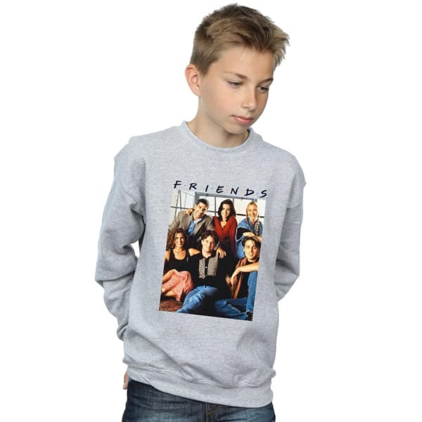 Friends Boys Group Photo Window Sweatshirt