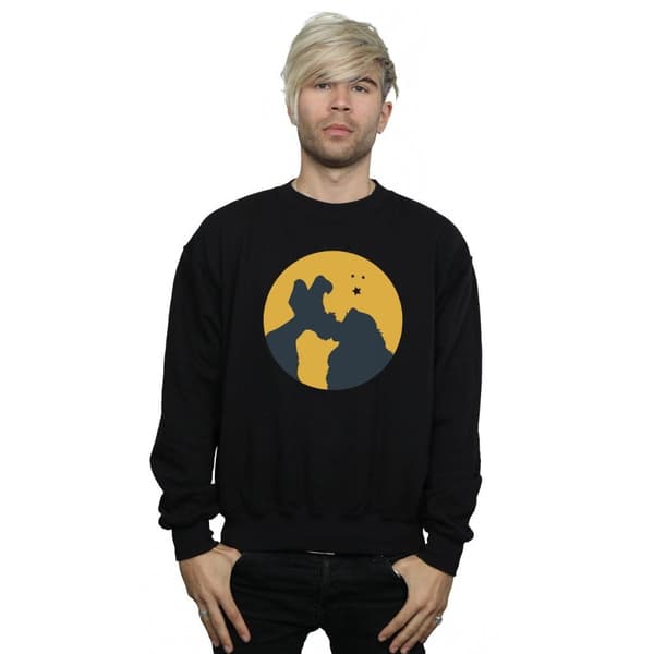 Disney Mens Lady And The Tramp Moonlight Kiss - Sweatshirt