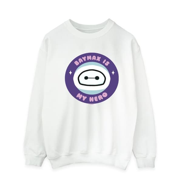 Disney Mens Big Hero 6 Baymax My Hero Pocket Sweatshirt