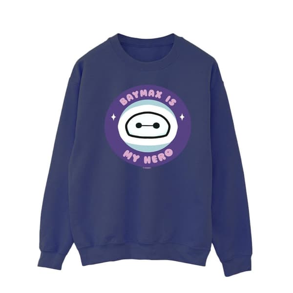 Disney Mens Big Hero 6 Baymax My Hero Pocket Sweatshirt