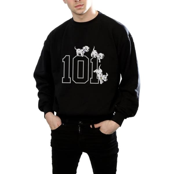 Disney Mens 101 Dalmatians 101 Doggies Sweatshirt