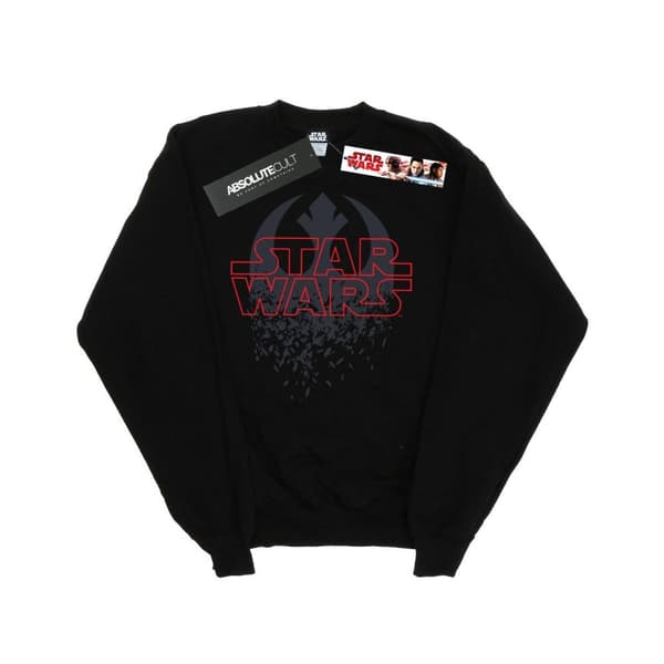 Star Wars Dam/Tjej The Last Jedi - Sweatshirt med splittrat emblem