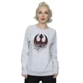 Miniatyrbild 2 av 5: Star Wars Dam/Tjej The Last Jedi - Sweatshirt med splittrat emblem