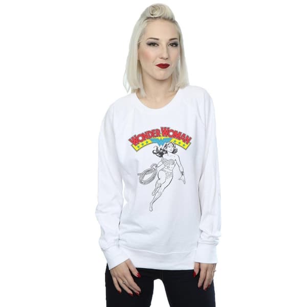 DC Comics Dam/Tjej Wonder Woman Lasso Sweatshirt