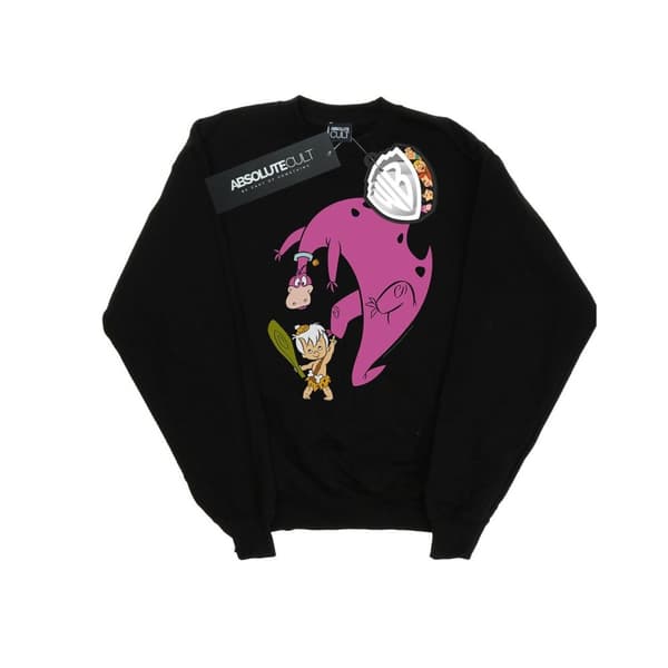 The Flintstones Womens/Ladies Bamm Bamm And Dino Sweatshirt