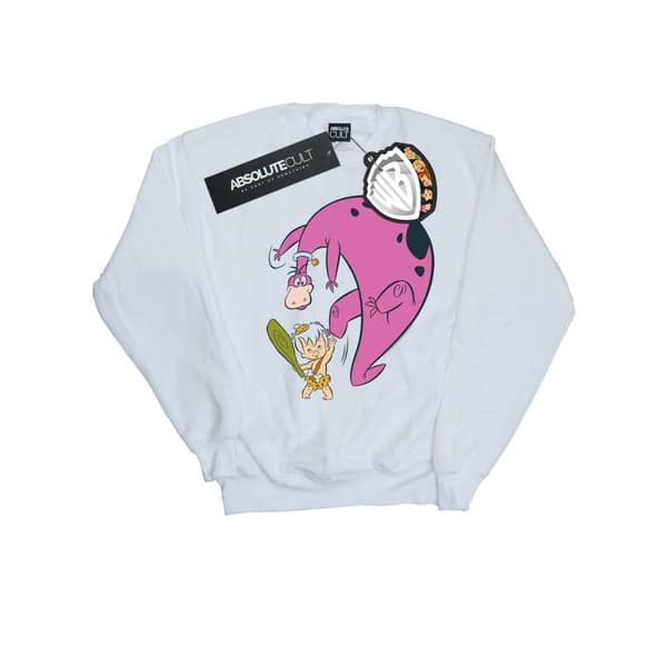 The Flintstones Womens/Ladies Bamm Bamm And Dino Sweatshirt