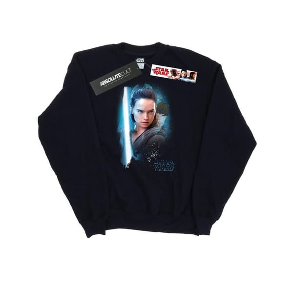 Star Wars Dam/Tjej Den sista jedin Rey borstad sweatshirt