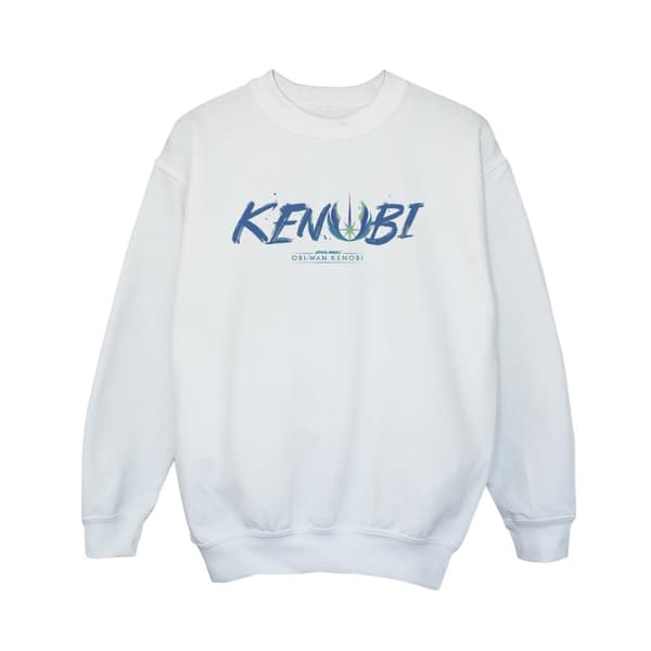 Star Wars: Obi-Wan Kenobi Sweatshirt med målad front för pojkar