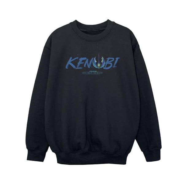 Star Wars: Obi-Wan Kenobi Sweatshirt med målad front för pojkar