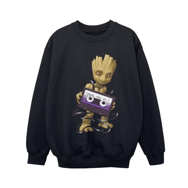 Marvel Pojkar Guardians Of The Galaxy Groot Cosmic Tape Sweatshirt