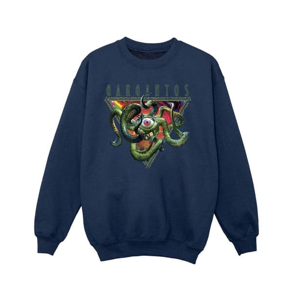 Marvel Girls Doctor Strange Gargantos Sweatshirt Navy Blue 5-6 Years
