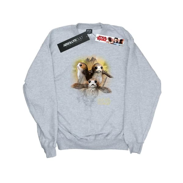 Star Wars Womens/Ladies The Last Jedi Porgs Brushed Sweatshirt