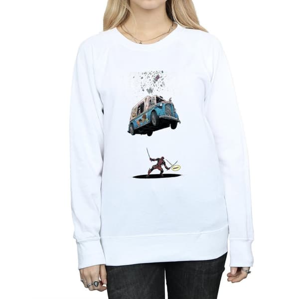 Marvel Dam/Tjej Deadpool Ice Cream Sweatshirt