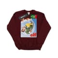 Miniatyrbild 1 av 3: Elf Sweatshirt med snöglobsaffisch för flickor