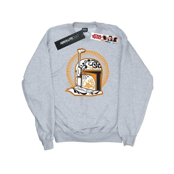 Star Wars Womens/Ladies Boba Fett Dia De Los Muertos Sweatshirt