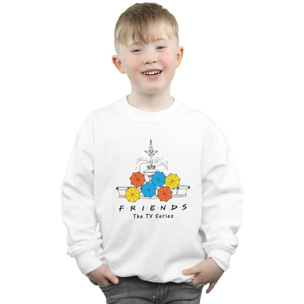 Friends Boys Fountain And Umbrellas Sweatshirt