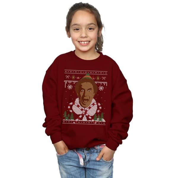 Elf Julig Fair Isle-tröja för flickor
