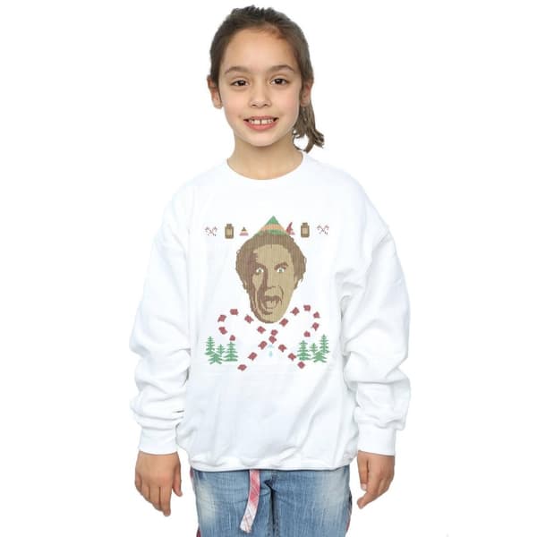 Elf Julig Fair Isle-tröja för flickor