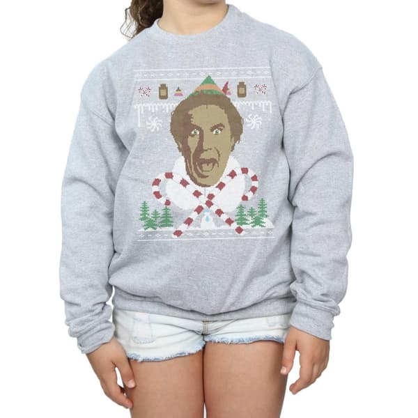 Elf Julig Fair Isle-tröja för flickor