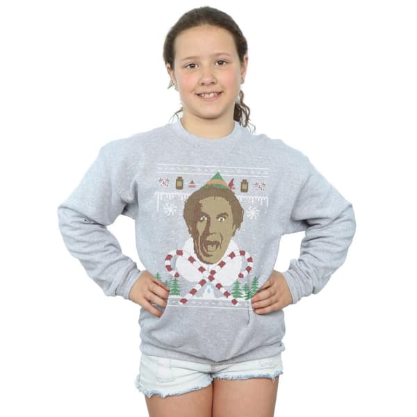 Elf Julig Fair Isle-tröja för flickor