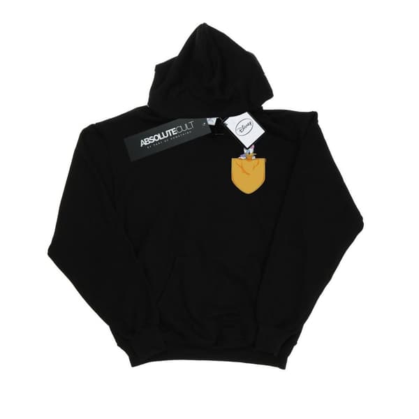 Disney Mens Daisy Duck Faux Pocket Hoodie