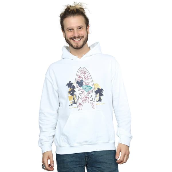 Disney Mens Mickey Mouse Surf Fever Hoodie