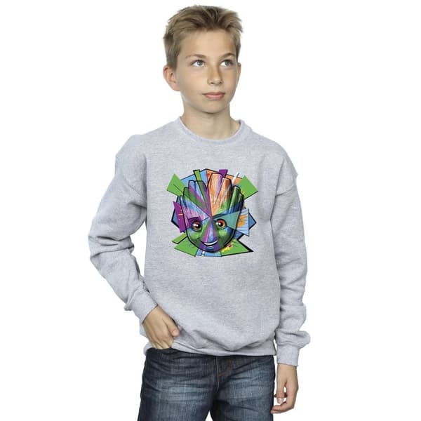 Marvel Boys Guardians Of The Galaxy Groot Shattered Sweatshirt