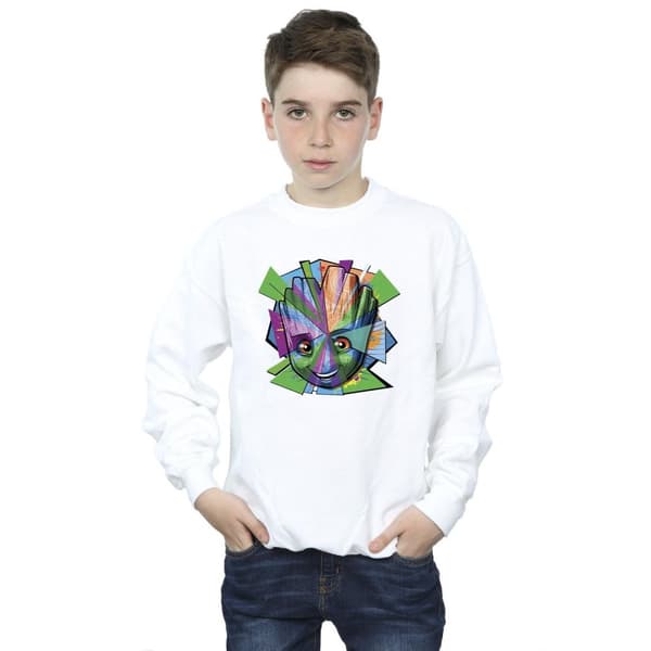 Marvel Boys Guardians Of The Galaxy Groot Shattered Sweatshirt