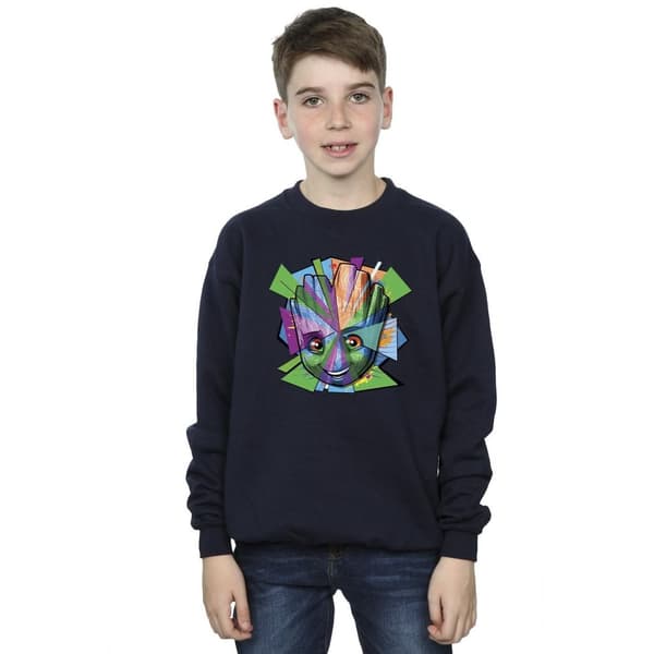 Marvel Boys Guardians Of The Galaxy Groot Shattered Sweatshirt