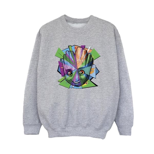 Marvel Boys Guardians Of The Galaxy Groot Shattered Sweatshirt