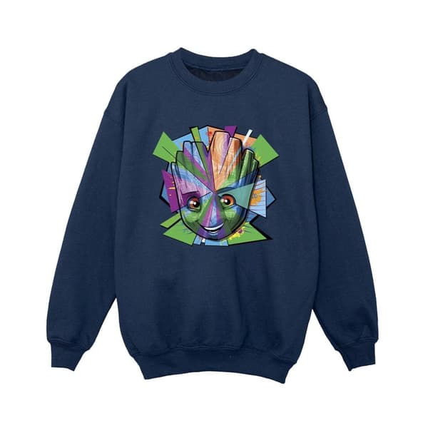 Marvel Boys Guardians Of The Galaxy Groot Shattered Sweatshirt