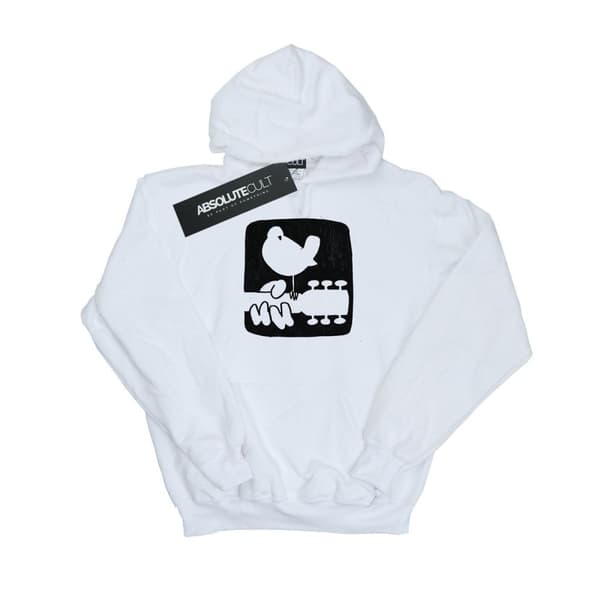 Woodstock Herrtröja med gitarrlogga White XXL