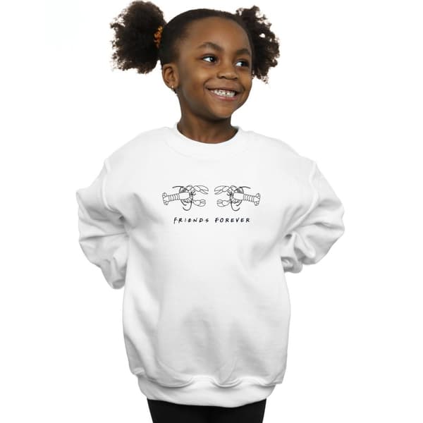Friends Sweatshirt med hummerlogotyp för flickor