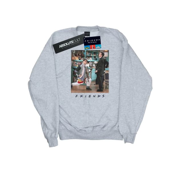 Friends Boys Joey Lunges Sweatshirt Sports Grey 7-8 Years