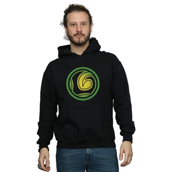 Marvel Mens Loki Symbol Hoodie