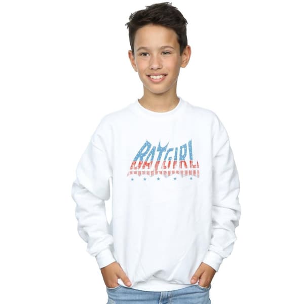 DC Comics Pojkar Batgirl American Logo Sweatshirt
