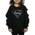 Miniatyrbild 3 av 5: DC Comics Superman Marble Logo Sweatshirt för flickor