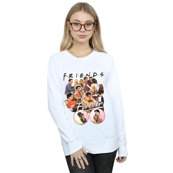 Friends Dam/Tjej Forever Collage Sweatshirt