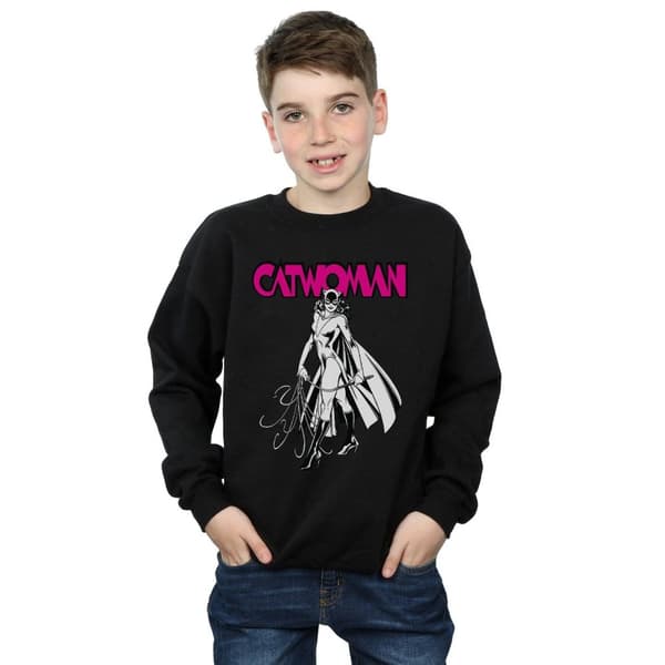 DC Comics Boys Catwoman Whip Sweatshirt