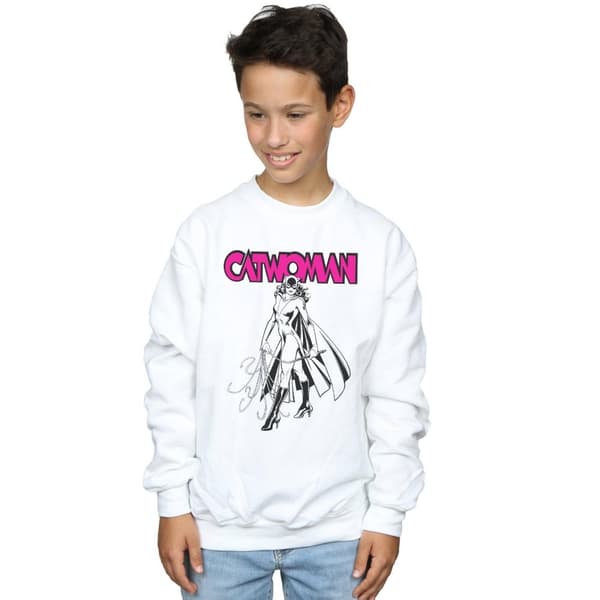 DC Comics Boys Catwoman Whip Sweatshirt