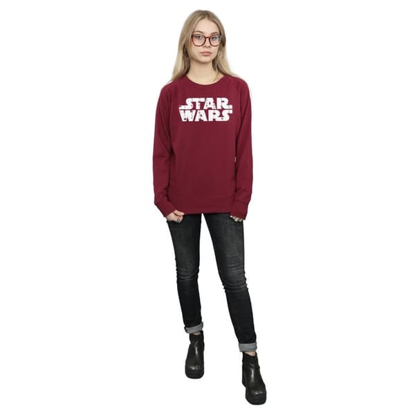 Star Wars Womens/Ladies Christmas Logo Sweatshirt